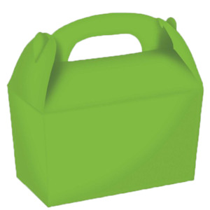 The Wiggles Party Supplies 1: Lime Green Lunch Boxes pk4