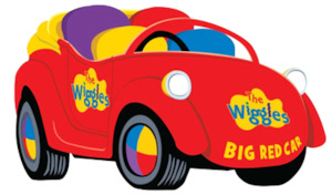 The Wiggles Big Red Car Shaped Party Plates