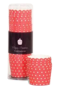 Red Spot Cupcake Cases pk 25