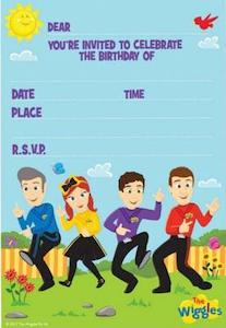 The Wiggles Party Invitations