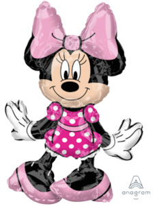 Minnie Mouse Sitting Foil Balloon - Inflate with Air