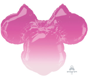 Minnie Mouse Ombre Foil Balloon