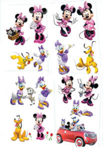 Minnie Mouse Party Tattoos pk 16