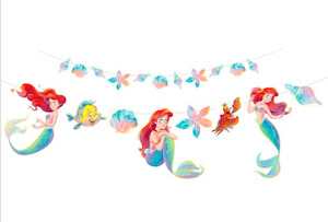 Ariel Happy Birthday Banner and Garland Kit