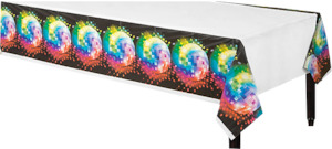 Disco Party Plastic Table Cloth