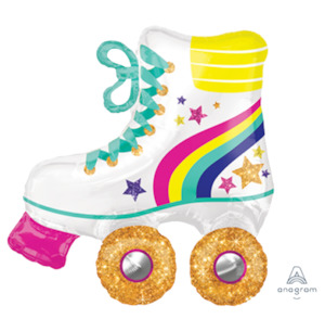 Disco Fun Party Theme: Roller Skate Jumbo Foil Balloon