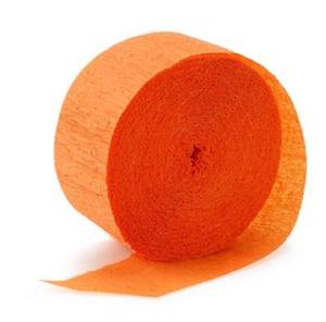 Orange Paper Streamer