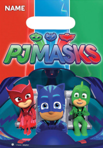 Pj Masks Party Theme: PJ Masks Loot Bags