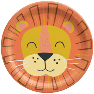 Get Wild Jungle Small Party Plates pk8