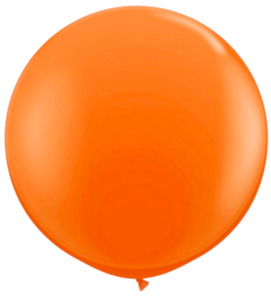 Bright Orange 60cm Balloon