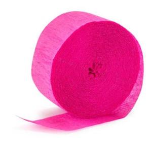 Hot Pink Party Supplies: Hot Pink Paper Streamer