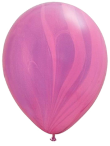 Pink Violet Marble Balloon