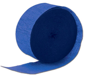 Royal Blue Paper Streamer