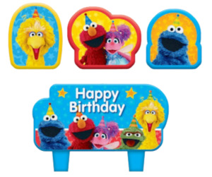 Sesame Street Party Theme: Sesame Street Party Candles