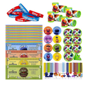 Sesame Street Party Theme: Sesame Street Party Favour Pack 48pcs