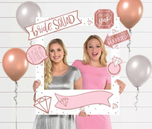 Hen's Party Bride Squad Photo Frame with Props