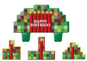 TNT Minecraft Candle Set