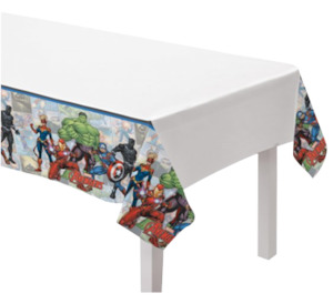 The Avengers Plastic Table Cloth