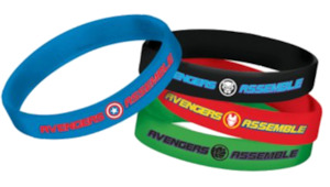 Avengers Rubber Bracelets pk4