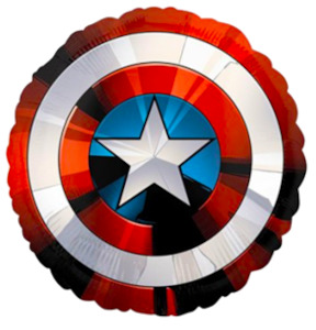 Captain America Foil Balloon Shield