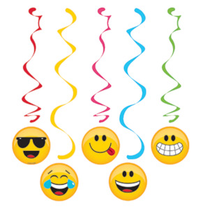 Emoji Dizzy Dangler Decorations