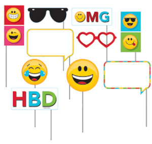 Emoji Party Theme: Emoji Photo Props