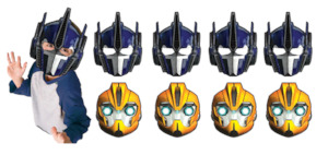 Transformers Party Masks pk8