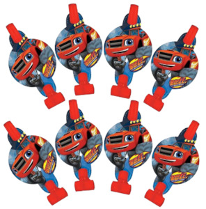 Blaze and the Monster Machines Party Blowers pk8