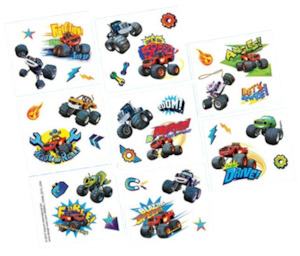 Blaze and the Monster Machines Tattoos pk8