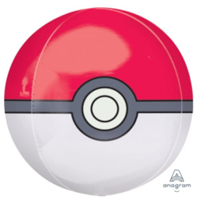 Pokemon Orbz Pokeball Foil Balloon