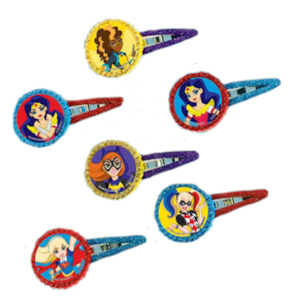 DC Super Hero Girls Hair Clips pk12