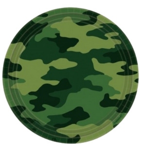 Camo Dinner Party Plates