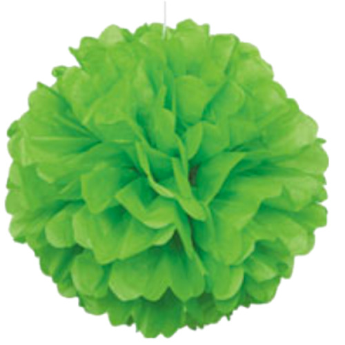 Green Puff Ball Decoration