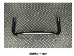 Parts Accessories: Bull horn bar  black