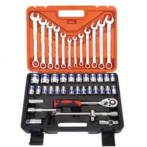 Wrench Socket Set | Ratchet Set nz-Justrightdeals