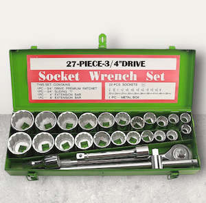 Products: 27pcs 3/4in Socket Set Heavy duty