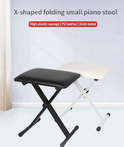 X-Shaped Piano Stool Chair | Keyboard Bench nz-Justrightdeals