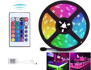 1 Day Deals: 5M Multi Coloured LED strip lights nz