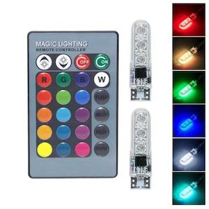 Multi colour Car park lights with remote