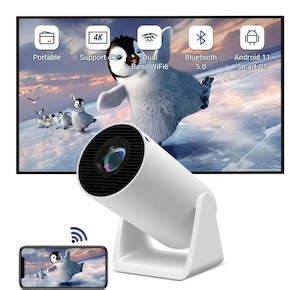 Led Projector: 4K Android Projector Bluetooth | 200ANSI Outdoor Projector