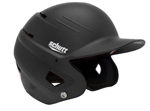 Black Batting Helmet - Adult