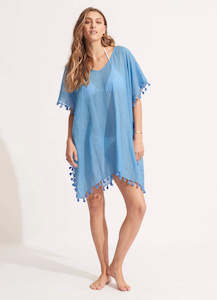 Baby wear: Seafolly womens kaftans - Azure blue