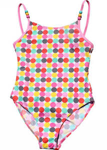 Boboli girls swimsuits - pink spots