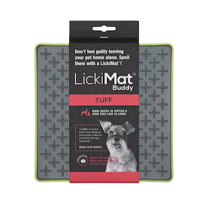 Dog grooming: LickiMat Tuff Buddy