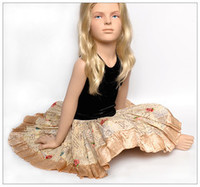 Clothing: French Love Letters Cotton Skirt : Sample Size age 8 - 10 | KAF KIDS