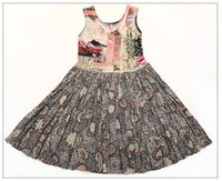 Clothing: London Paisley Dress : Sample Size age 2 - 4 | KAF KIDS