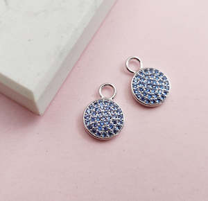 Sky Blue Cosmos Ear Charms