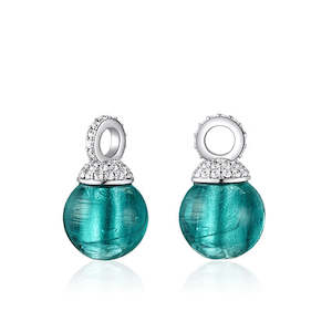 Teal Sparkle Ear Charms*