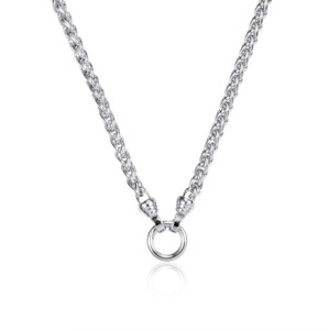 Silver Kagi Helix Necklace 49cm