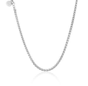 Silver Helix Petite Necklace 50cm